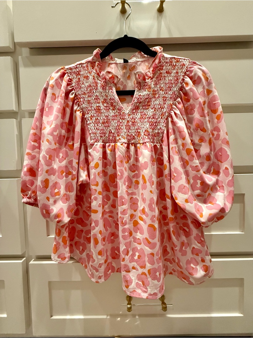 Michelle McDowell Puff-Sleeve Top S
